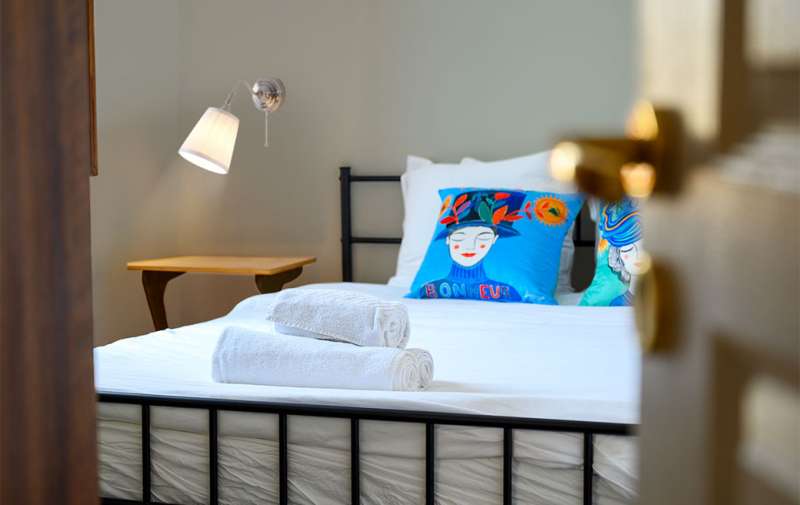 chambre double maison Semi-Troglodyte - Rochecorbon